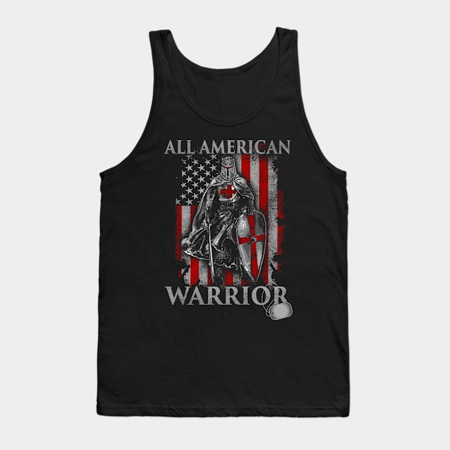 All American Warrior Tank Top by TeeBonez